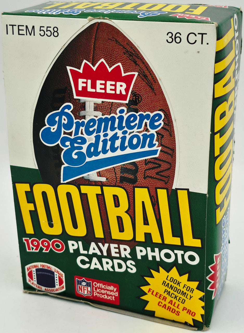 1990 Fleer Football Box