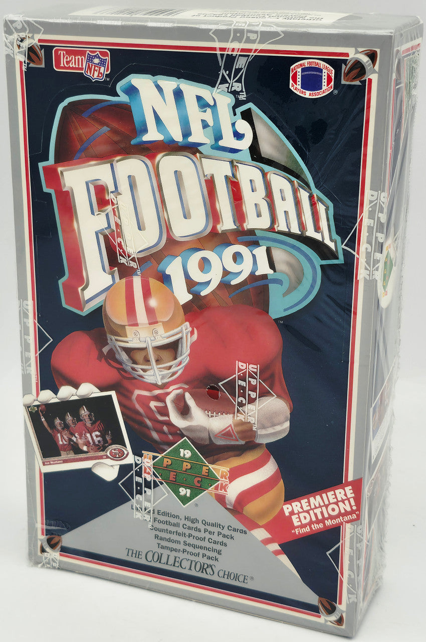 1991 Upper Deck Low Number Series Football Box