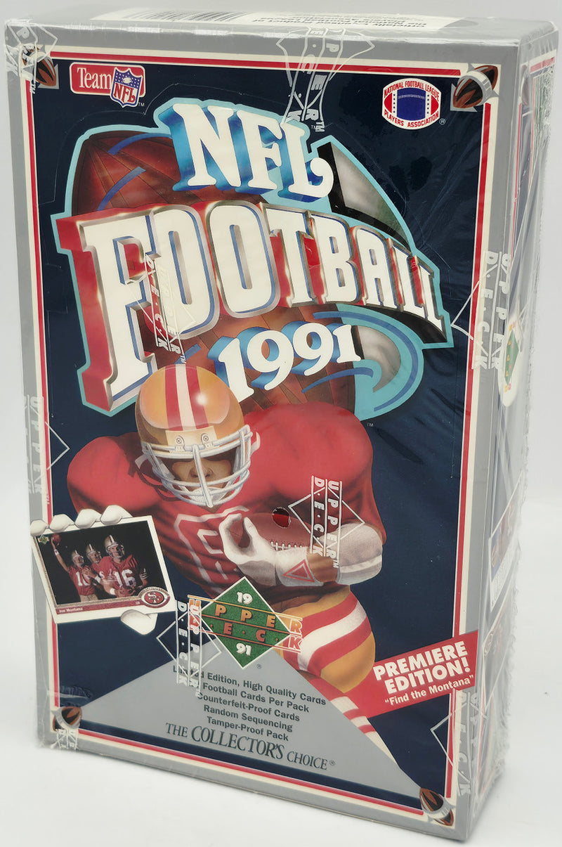 1991 Upper Deck Low Number Series Football Box