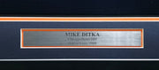 Chicago Bears Mike Ditka Autographed Framed Blue Jersey Beckett BAS Witness Stock #267812