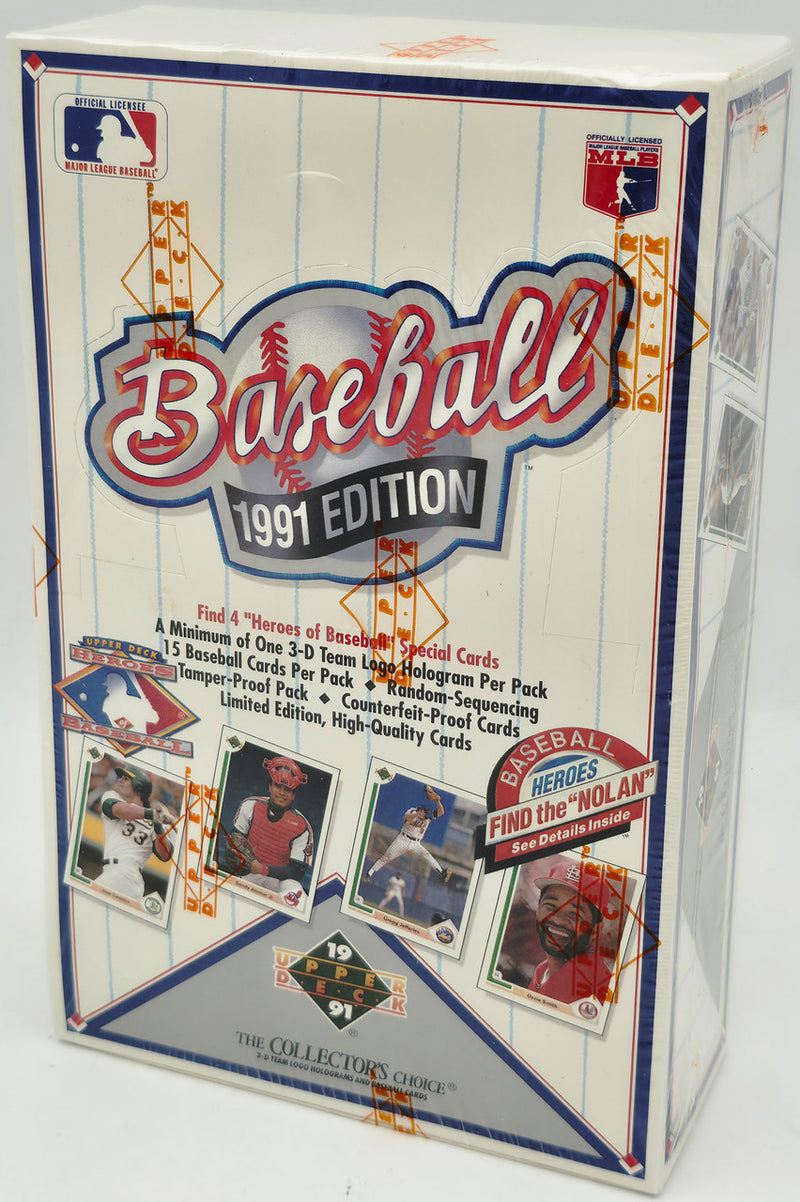 1991 Upper Deck Low Series Baseball Box