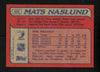 Mats Naslund Autographed 1985-86 Topps Card #102 Montreal Canadiens SKU #154146