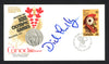 Dick Lamby Autographed First Day Cover 1976 Olympics USA Hockey SKU #159580