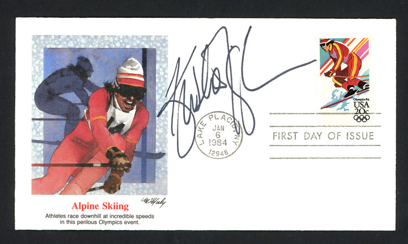 Kristina Koznick Autographed First Day Cover Olympic Skier SKU #159583