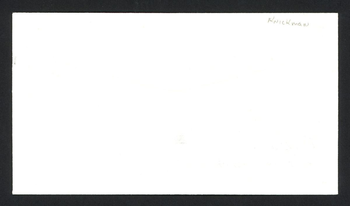 Roy Clarence Knickman Autographed First Day Cover Olympic Cycling SKU #159586