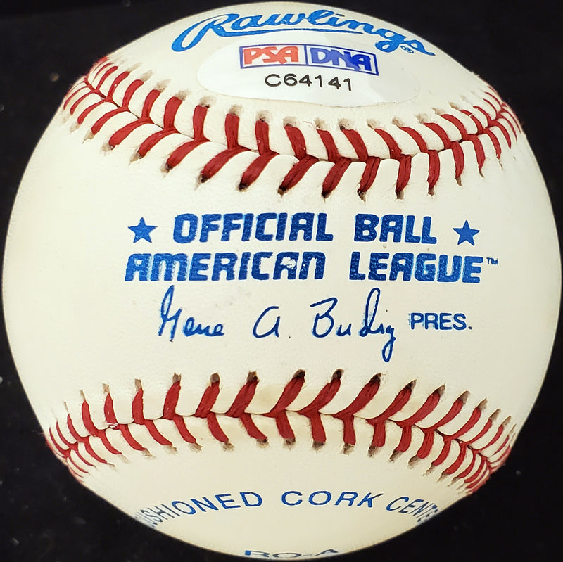 Les McCrabb Autographed Official AL Baseball Philadelphia A's "Phil. A's " PSA/DNA #C64141