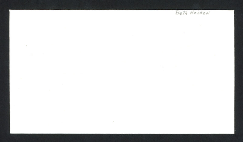 Beth Heiden Autographed First Day Cover 1980 Olympic Speed Skating SKU #159591