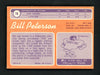 Bill Peterson Autographed 1970 Topps Rookie Card #16 Cincinnati Bengals SKU #157051