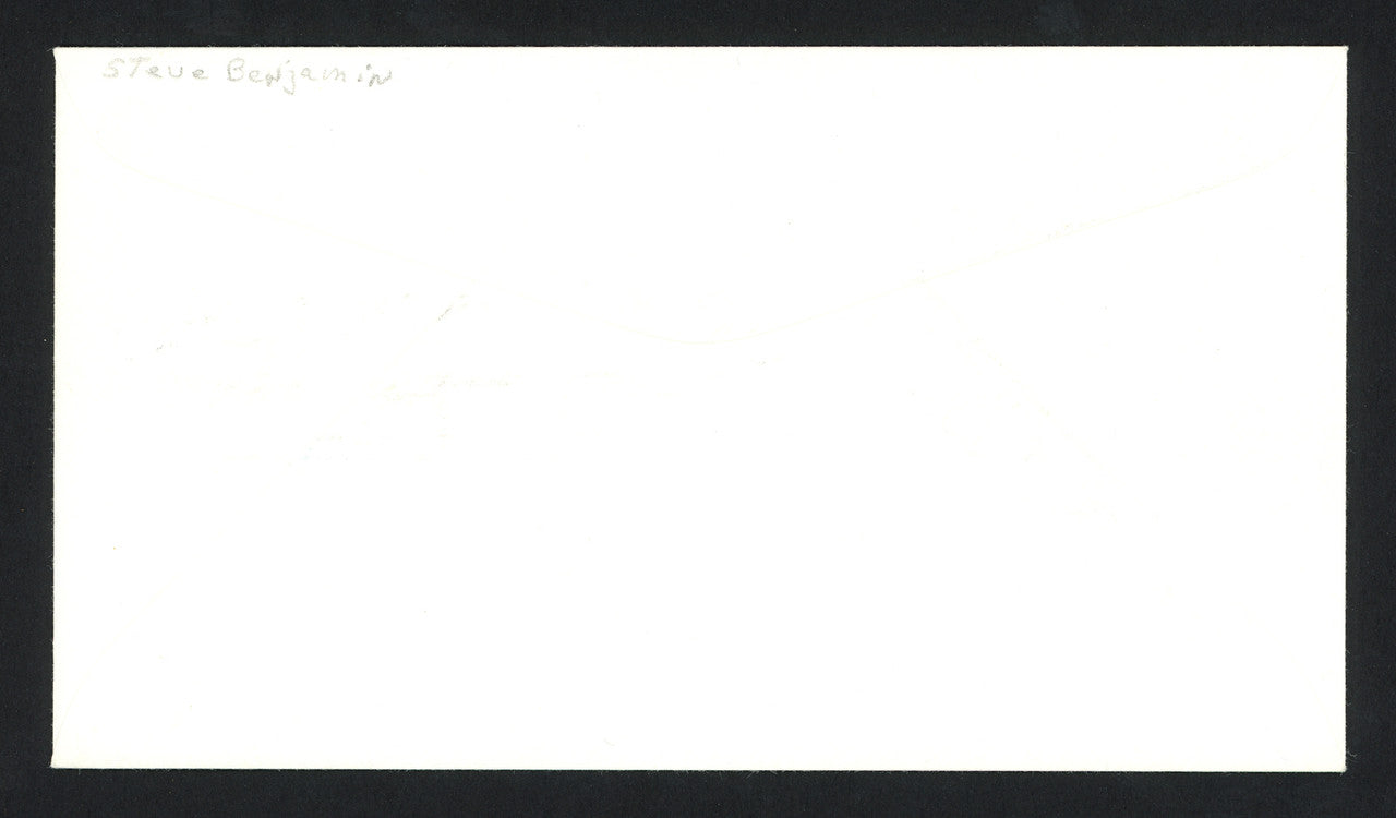 Steve Benjamin Autographed First Day Cover Olympic Yachtsman SKU #159607
