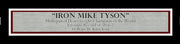 Mike Tyson Autographed Framed 11x14 Photo Beckett BAS QR Stock #233864