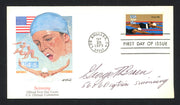George Breen Autographed First Day Cover Olympic Swimmer SKU #159608