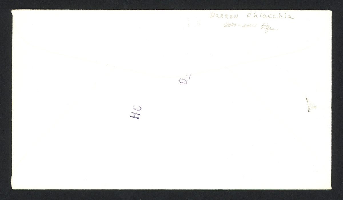 Darren Chiacchia Autographed First Day Cover Olympic Equestrian SKU #159610