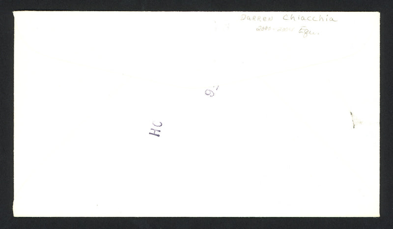 Darren Chiacchia Autographed First Day Cover Olympic Equestrian SKU #159610