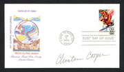 Christin Cooper Autographed First Day Cover Olympic Skier SKU #159611