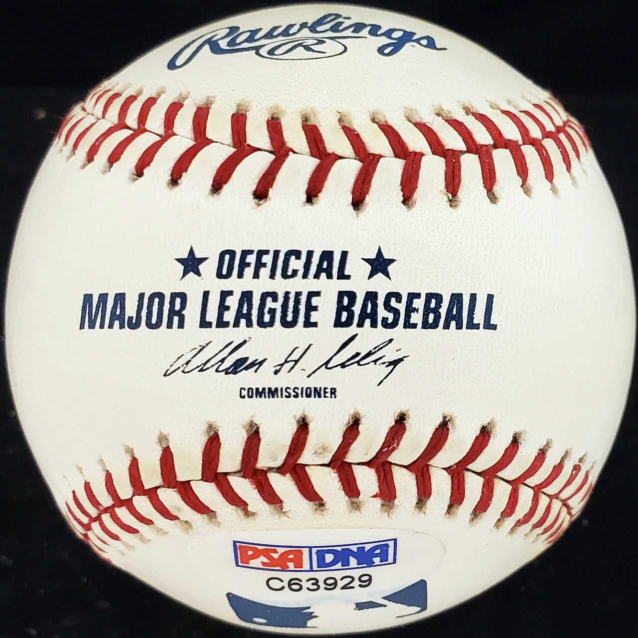 Dick Adams Autographed Official MLB Baseball Philadelphia A's PSA/DNA #C63929