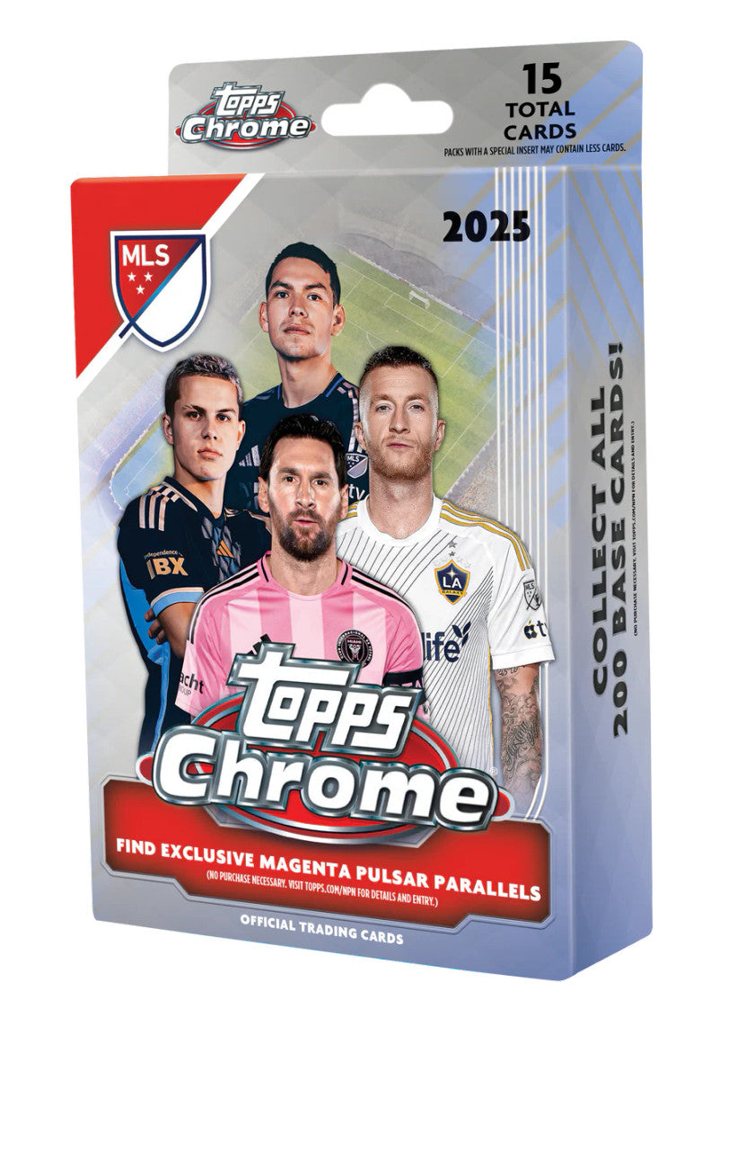 2025 Topps Chrome MLS Soccer Hanger Box