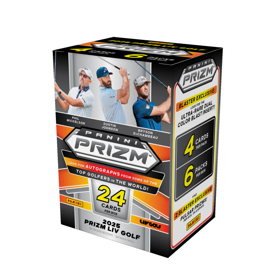2025 Panini Prizm LIV Golf 6-Pack Blaster Box