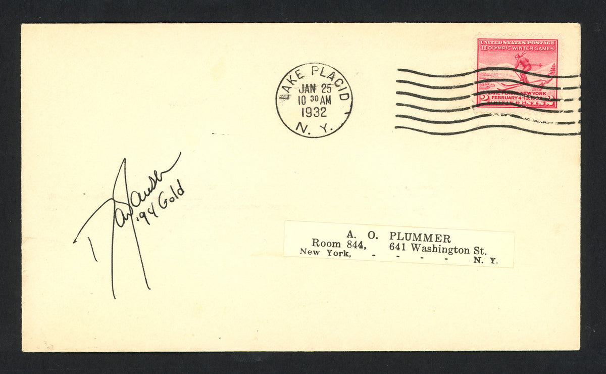 Dan Jansen Autographed First Day Cover 1994 Olympics "94 Gold" SKU #159639