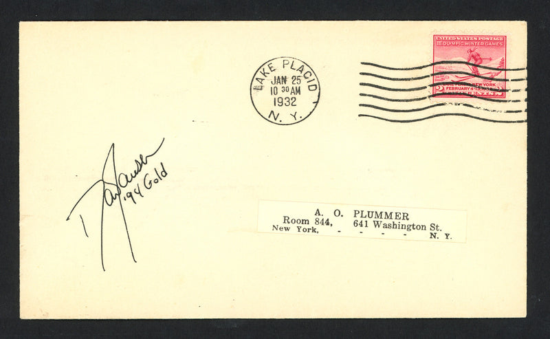 Dan Jansen Autographed First Day Cover 1994 Olympics "94 Gold" SKU #159639