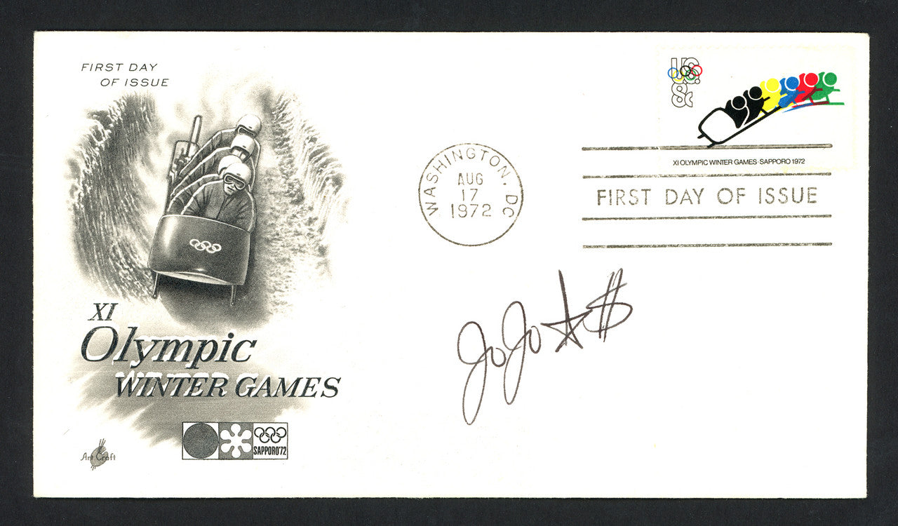 JoJo Starbuck Autographed First Day Cover Olympic Figure Skater SKU #159641