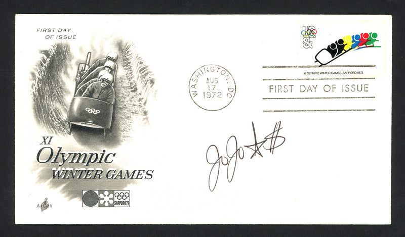 JoJo Starbuck Autographed First Day Cover Olympic Figure Skater SKU #159641