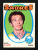 Don Luce Autographed 1971-72 O-Pee-Chee Rookie Card #166 Buffalo Sabres SKU #154223