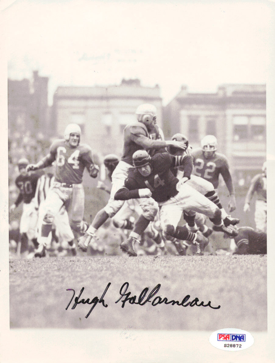 Hugh Gallarneau Autographed 6x8 Wire Photo Chicago Bears PSA/DNA #S28872