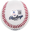 Andre Dawson Autographed Official MLB Baseball Montreal Expos "HOF 2010" Beckett BAS QR Stock #202047