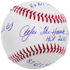 Andre Dawson Autographed Official MLB Baseball Montreal Expos Statball With 6 Stats Beckett BAS QR Stock #202048
