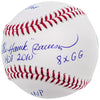 Andre Dawson Autographed Official MLB Baseball Montreal Expos Statball With 6 Stats Beckett BAS QR Stock #202048
