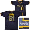 Orix Blue Wave Ichiro Suzuki Autographed Navy Jersey IS Holo Stock #202072