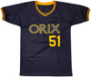 Orix Blue Wave Ichiro Suzuki Autographed Navy Jersey IS Holo Stock #202072