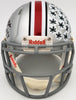 TreVeyon Henderson Autographed Ohio State Buckeyes Silver Speed Mini Helmet Beckett BAS QR Stock #202075