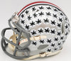 TreVeyon Henderson Autographed Ohio State Buckeyes Silver Speed Mini Helmet Beckett BAS QR Stock #202075