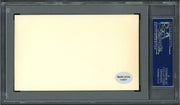 Curt Barclay Autographed 3x5 Index Card New York Giants PSA/DNA #83860361