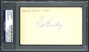 Curt Barclay Autographed 3x5 Index Card New York Giants PSA/DNA #83860361