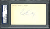 Curt Barclay Autographed 3x5 Index Card New York Giants PSA/DNA #83860361