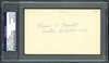 Elmer A. Eggert Autographed 3x5 Index Card Boston Red Sox PSA/DNA #83862854