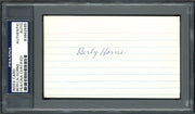 Beryln "Trader" Horne Autographed 3x5 Index Card Chicago Cubs PSA/DNA #83862585