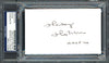 Harley Hotchkiss Autographed 3x5 Index Card Calgary Flames Owner PSA/DNA #83721477