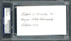 Ralph Miller Autographed 3x5 Index Card Oregon State University Beavers Coach PSA/DNA #83721086