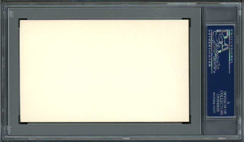 Harvey "Suds" Sutherland Autographed 3x5 Index Card Detroit Tigers PSA/DNA #83862438