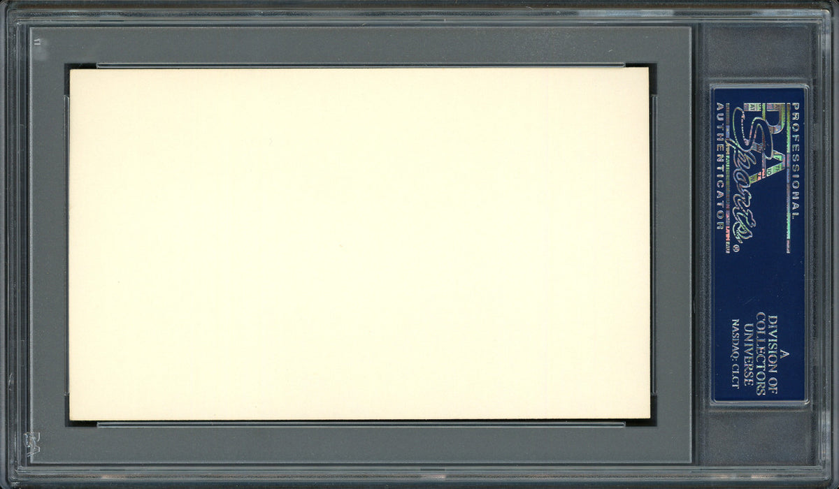 Harvey "Suds" Sutherland Autographed 3x5 Index Card Detroit Tigers PSA/DNA #83862439