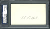 Lester "Les" Sweetland Autographed 3x5 Index Card Philadelphia Phillies, Chicago Cubs PSA/DNA #83862431