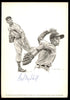 Carl Hubbell Autographed 7.75x11 Photo New York Giants SKU #189699