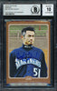 Ichiro Suzuki Autographed 2010 Topps 206 Bronze Card #52 Seattle Mariners Auto Grade 10 Beckett BAS #12669753