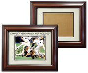 Mahogany Framed 8x10 Photo Framing Kit With 11x14 Option Stock #200319