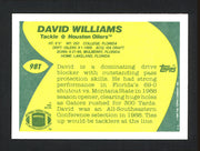 David Williams Autographed 1989 Topps Traded Rookie Card #98T Houston Oilers SKU #164103