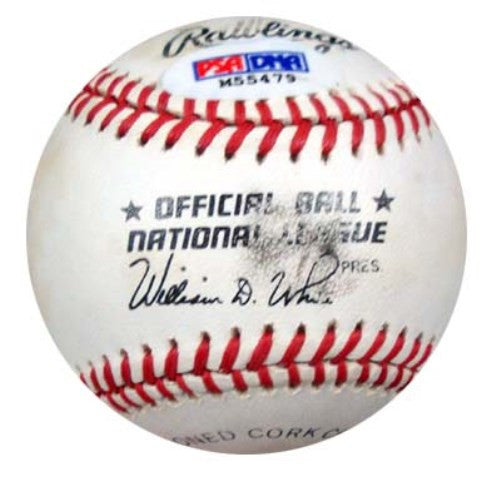 Al Barlick Autographed Official NL Baseball PSA/DNA #M55479