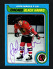 John Marks Autographed 1979-80 Topps Card #16 Chicago Blackhawks SKU #154289